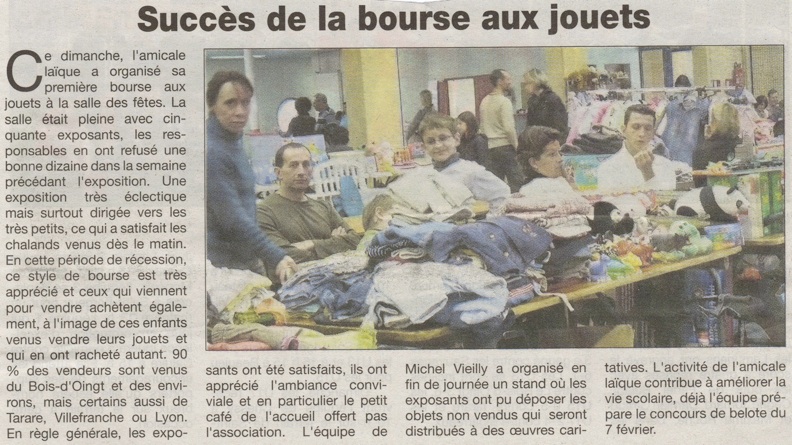 Le Patriote Beaujolais, édition du 9 décembre 2009