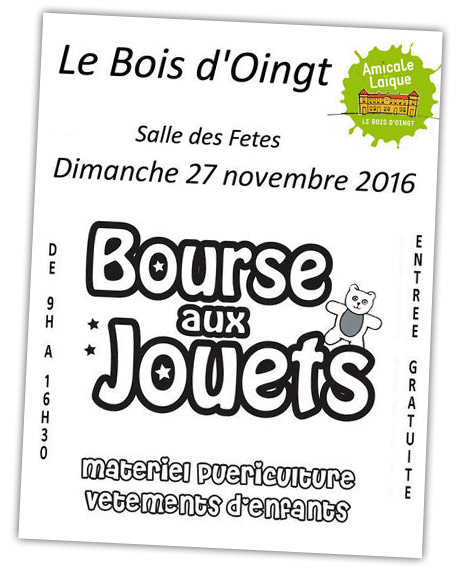 bourse aux jouets 2016 Bois d'oingt